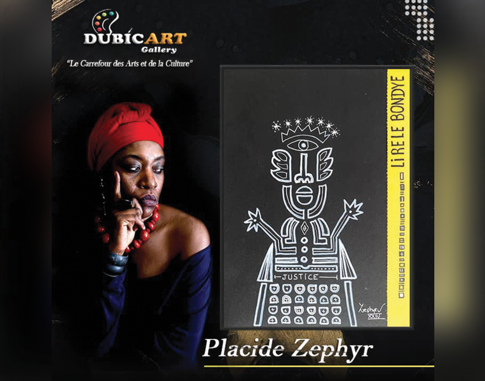 Les œuvres de l’artiste plasticienne Placide Zephyr à  Dubicart Gallery